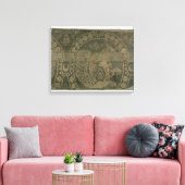 Toile fragment de soie montrant le 'Senmurv' (Insitu(Salon))