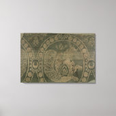 Toile fragment de soie montrant le 'Senmurv' (Recto)