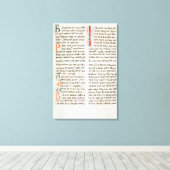 Toile Fragment d'un manuscrit cathare (Insitu (Plancher de Bois))