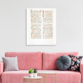 Toile Fragment d'un manuscrit cathare (Insitu(Salon))