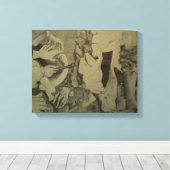 Toile Fragments d'Arts Roll Détail par P Baud Canvas (Insitu (Plancher de Bois))