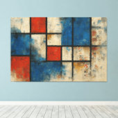 Toile Fragments de la ville - Moderne géométrique Abstra (Insitu (Plancher de Bois))