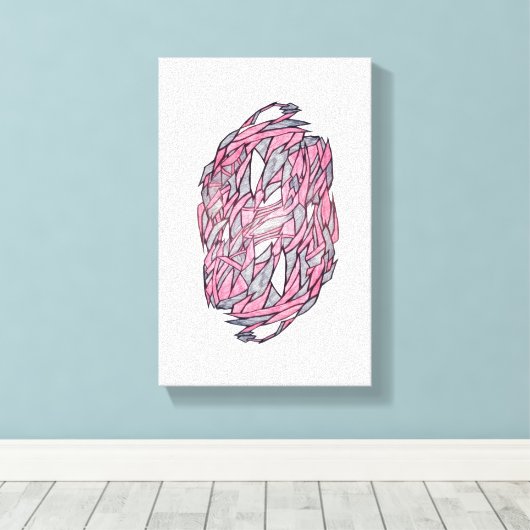 Toile Fragments of Light – Modern Geometric Abstract Ca (Insitu (Plancher de Bois))