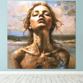 Toile Fragments "Ophira" de la mer (Insitu (Plancher de Bois))