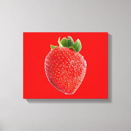 Toile Fraise d'été (Recto)