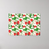 Toile Fraise d'été en rose (Recto)