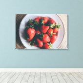 Toile Fraises Cuisine Mur Art Canvas (Insitu (Plancher de Bois))