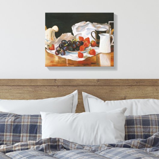 Toile Fraises et crème 2004 (Insitu(Chambre))