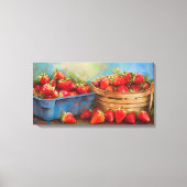 Toile Fraises fraîches (Recto)