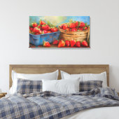 Toile Fraises fraîches (Insitu(Chambre))