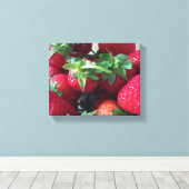 Toile Fraises sucrées (Insitu (Plancher de Bois))