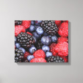 Toile Framboises à bleuets (Recto)