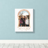 Toile Frame Arc moderne élégante Soeurs garde-photo (Insitu (Plancher de Bois))