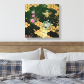 Toile française chic, victorienne, abeille, florale, feu (Insitu(Chambre))