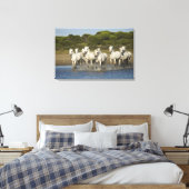 Toile France, Camargue. Chevaux traversent l'estuaire 3 (Insitu(Chambre))