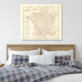 Toile France Divisée en cercles et départements 2 (Insitu(Chambre))