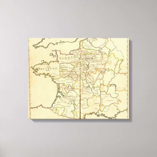 Toile France et frontières (Recto)