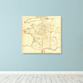Toile France et frontières (Insitu (Plancher de Bois))