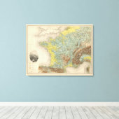 Toile France hypsométrique (Insitu (Plancher de Bois))