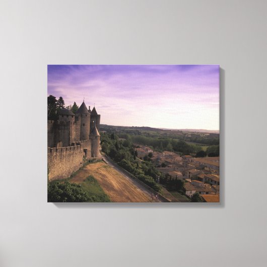 Toile FRANCE, Languedoc Carcassonne (Recto)