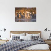 Toile France, Provence. Chevaux blancs de Camargue (Insitu(Chambre))
