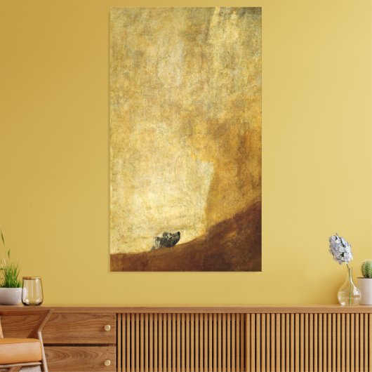 Toile Francisco Goya - Le chien (Insitu(Salon))