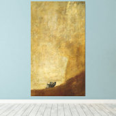 Toile Francisco Goya - Le chien (Insitu (Plancher de Bois))