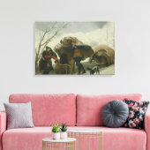 Toile Francisco Goya - Scène d'hiver (Insitu(Salon))
