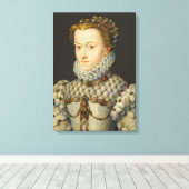 Toile Francois Clouet - Elisabeth d'Autriche (Insitu (Plancher de Bois))