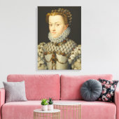 Toile Francois Clouet - Elisabeth d'Autriche (Insitu(Salon))
