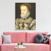 Toile Francois Clouet - Elisabeth d'Autriche (Insitu(Salon))