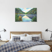 Toile Franconia Notch Vue du lac Profile (Insitu(Chambre))