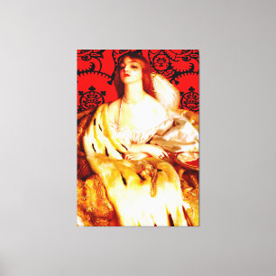 Toile FRANK CADOGAN COWPER - VANITÉ 1919 Pré-Raphaélites