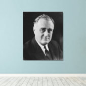 Toile FRANKLIN D. ROOSEVELT 1933 Archives nationales Pho (Insitu (Plancher de Bois))