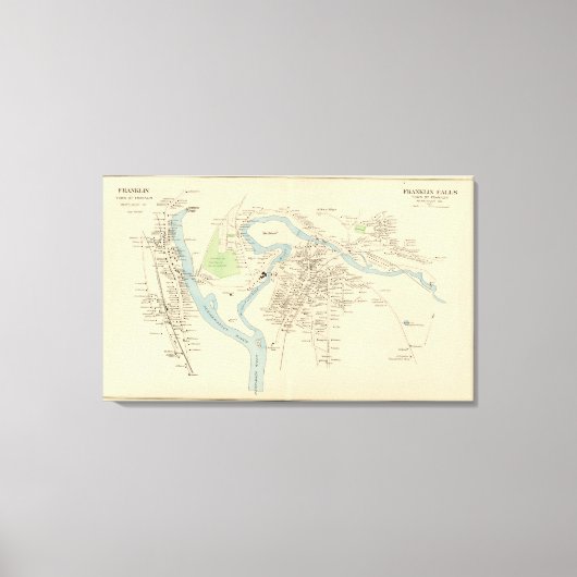 Toile Franklin, Franklin Falls (Recto)