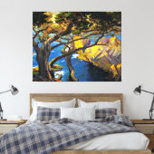 Toile Franz Bischoff - Arbres nés à gauche, Monterey, (Insitu(Chambre))