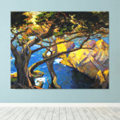 Toile Franz Bischoff - Arbres nés à gauche, Monterey, (Insitu (Plancher de Bois))