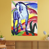 Toile Franz Marc Blue Cheval Peinture d'Art Vintage (Insitu(Salon))