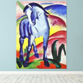 Toile Franz Marc Blue Cheval Peinture d'Art Vintage (Insitu (Plancher de Bois))