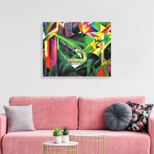 Toile Franz Marc - Cerf dans un jardin de monastères (Insitu(Salon))