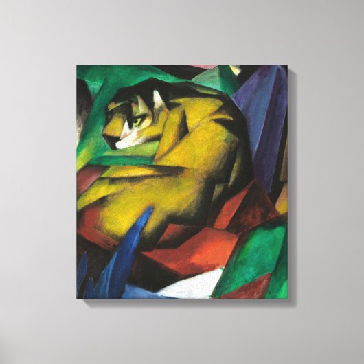 Toile Franz Marc Le Tigre (Recto)