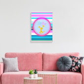 Toile Frappe "Ne vous contentez pas de voler, de sauter" (Insitu(Salon))