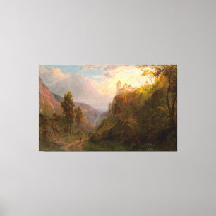 Toile FREDERIC E. CHURCH Le monastère de San Pedro 1879