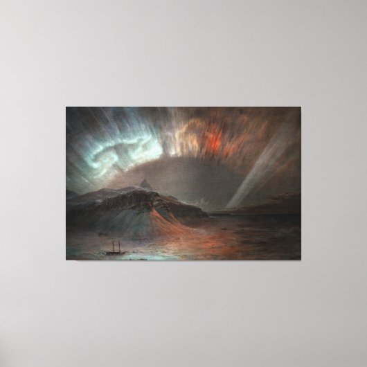 Toile Frederic Edwin Church - Aurore boréale (Recto)