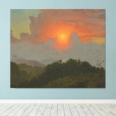 Toile Frederic Edwin Church - Cieux nuageux (Insitu (Plancher de Bois))