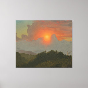 Toile Frederic Edwin Church - Cieux nuageux 