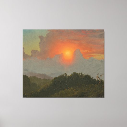 Toile Frederic Edwin Church - Cieux nuageux (Recto)
