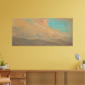 Toile Frederic Edwin Church - Cloudy Sky over Mountains (Insitu(Salon))