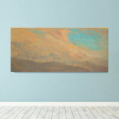 Toile Frederic Edwin Church - Cloudy Sky over Mountains (Insitu (Plancher de Bois))