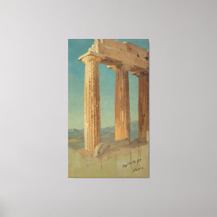 Toile Frederic Edwin Church - Colonnes du Parthénon